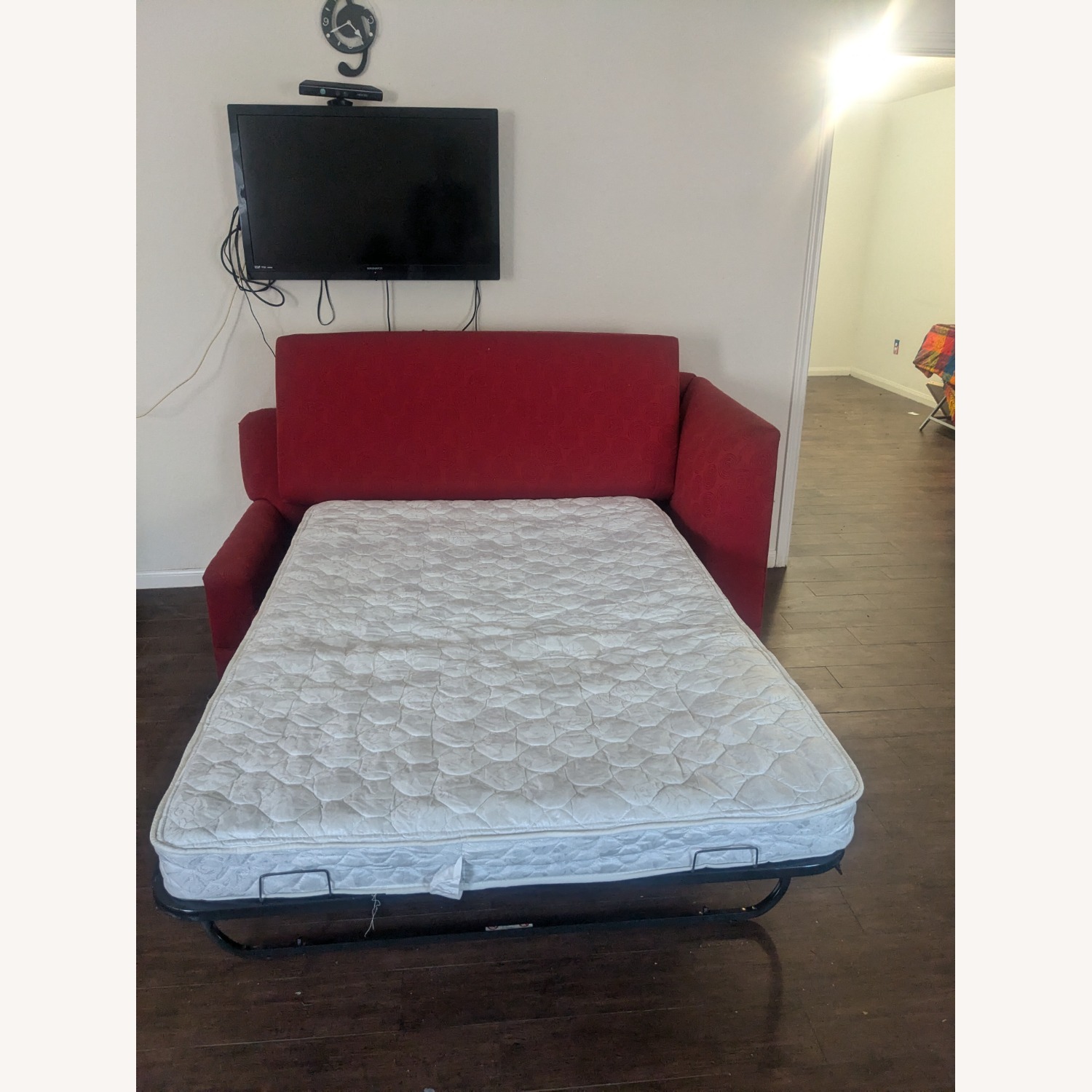 Red Sofa Bed - image-3