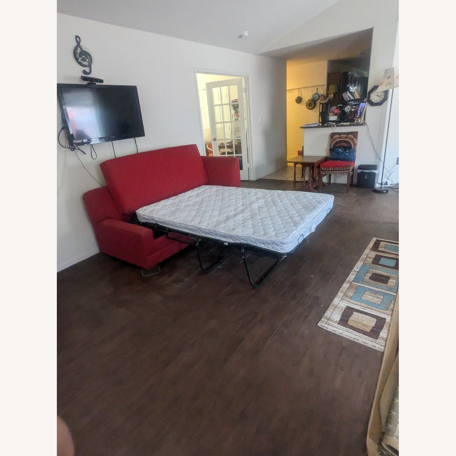 Red Sofa Bed - image-2