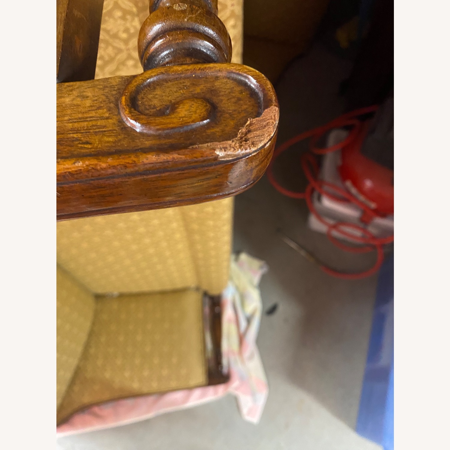 Huffman Koos Furniture Gold Fabric Loveseat - image-4