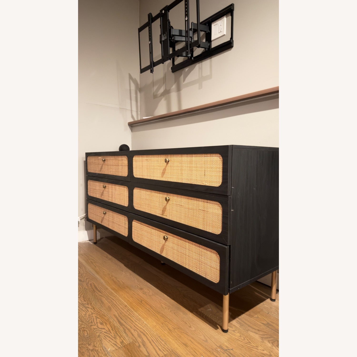 Modway Chaucer Black Wood Dresser - image-6