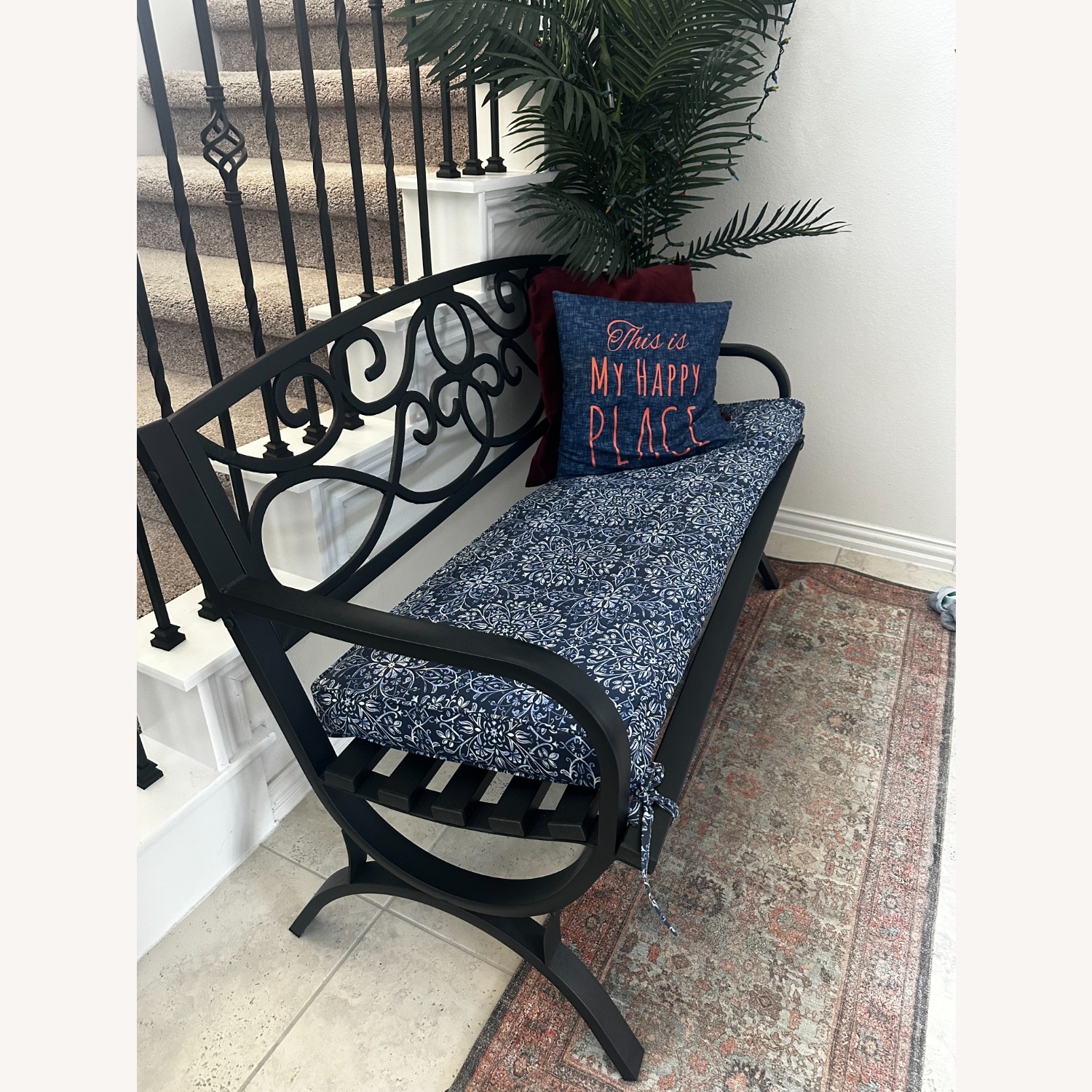 Iron Garden Bench - image-1