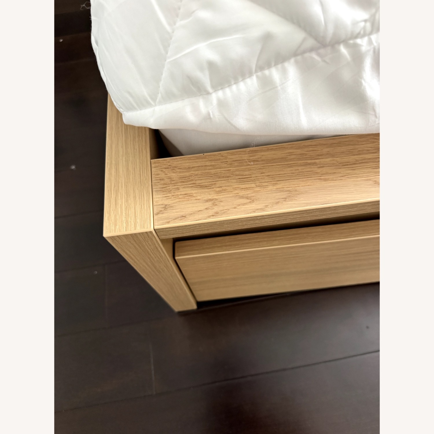 IKEA Malm Queen Bed with 4 Storage Drawers - image-4