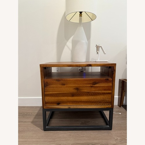 Used West Elm Logan Industrial Nightstand for sale on AptDeco