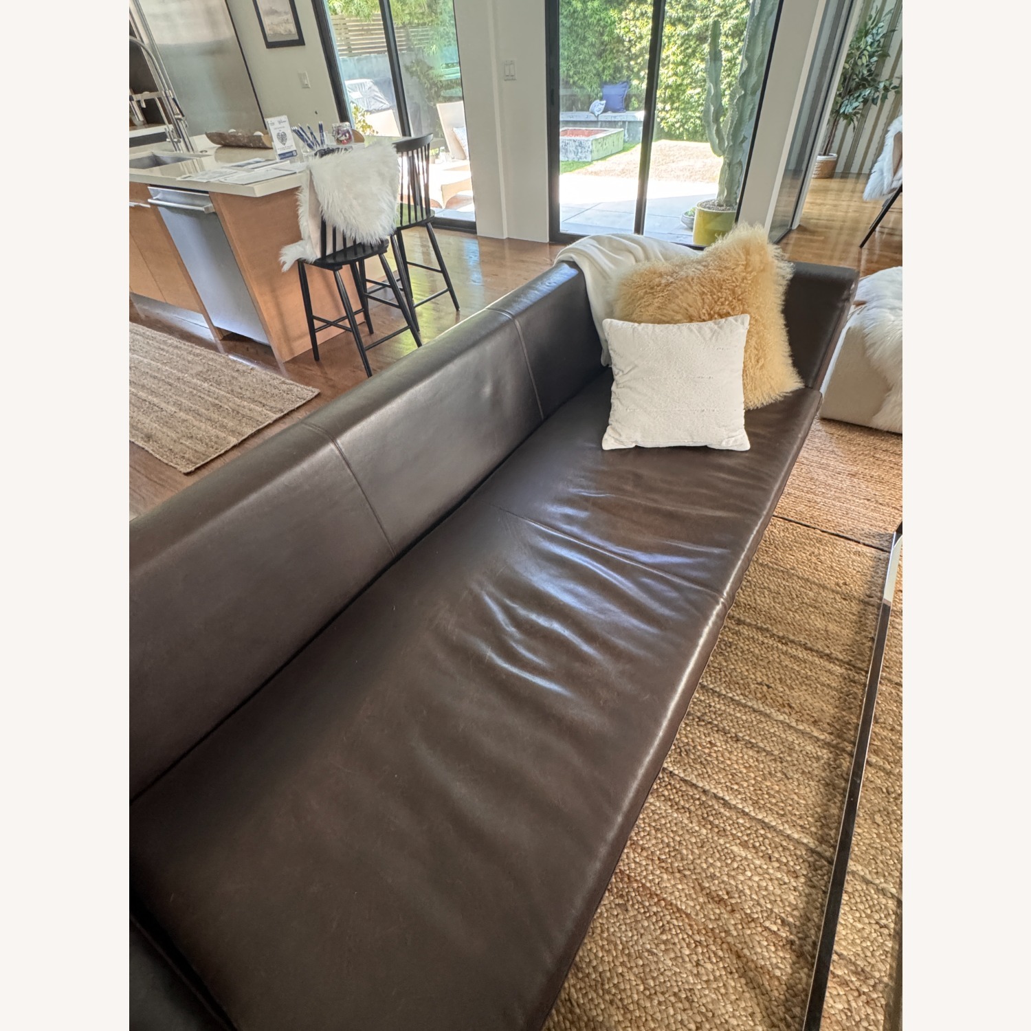 B&B Italia Charles Dark Brown Leather 3+ Piece Sectional - image-1