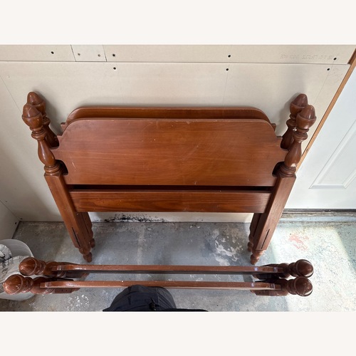 Used Maple Twin Bed Frames with Steel Sides for sale on AptDeco