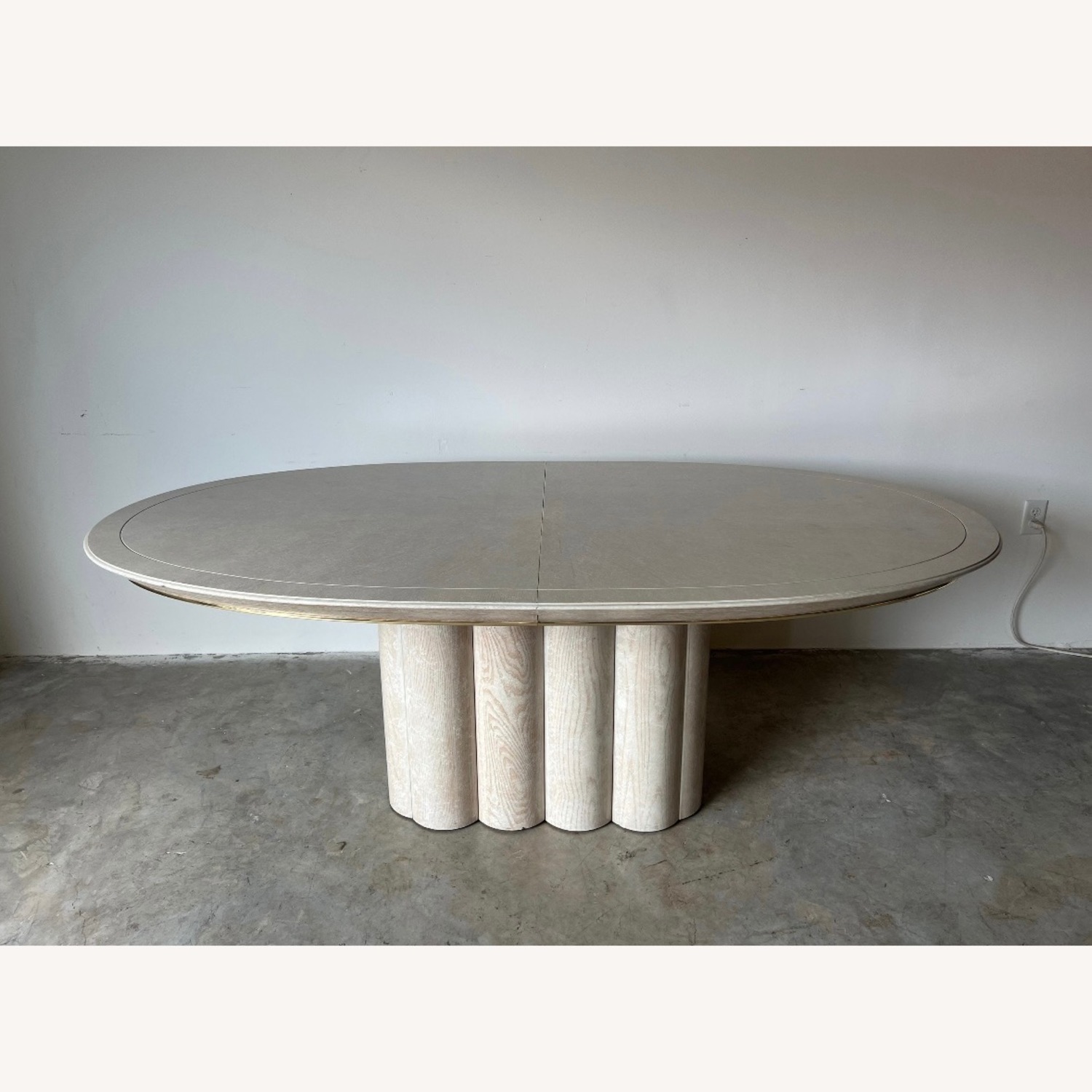 Henredon White Wood Dining Table - image-2