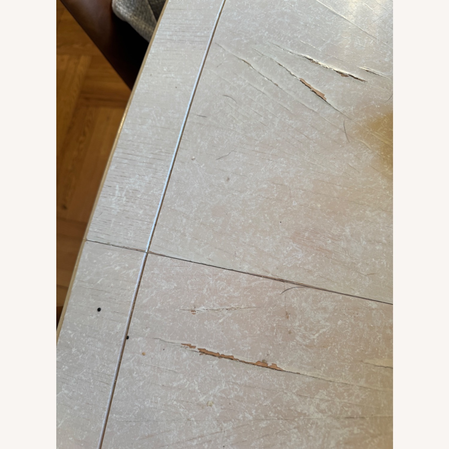 Henredon White Wood Dining Table - image-3