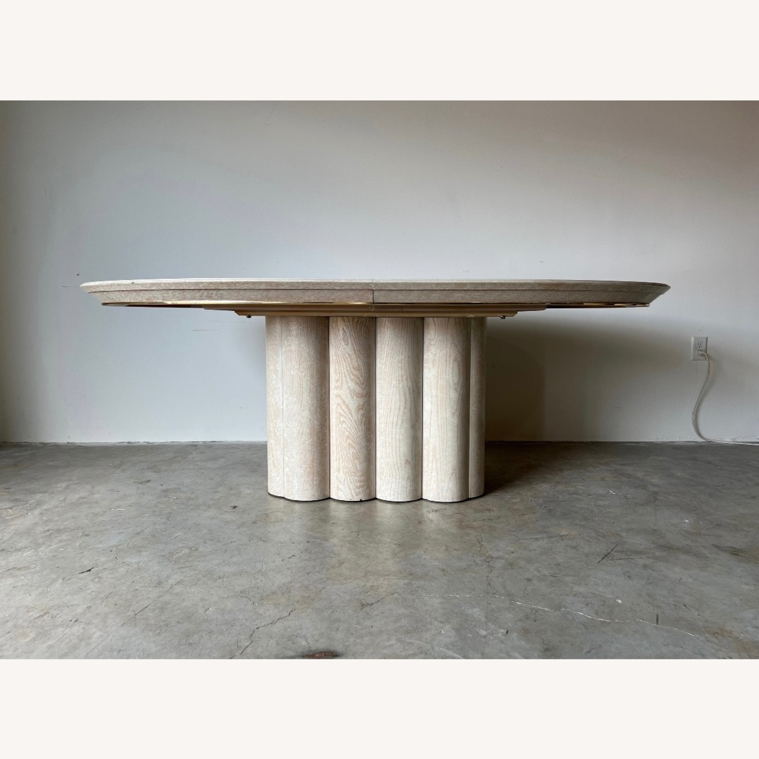 Henredon White Wood Dining Table - image-1