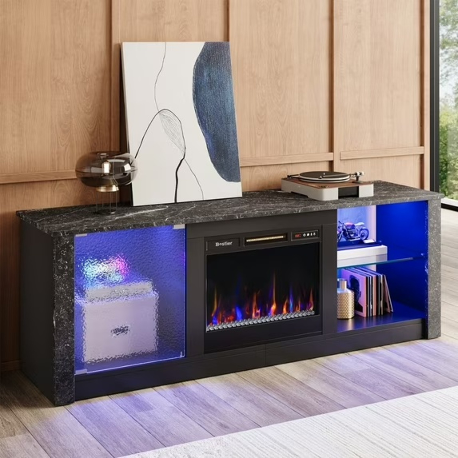 Walmart Black Dresser - image-7