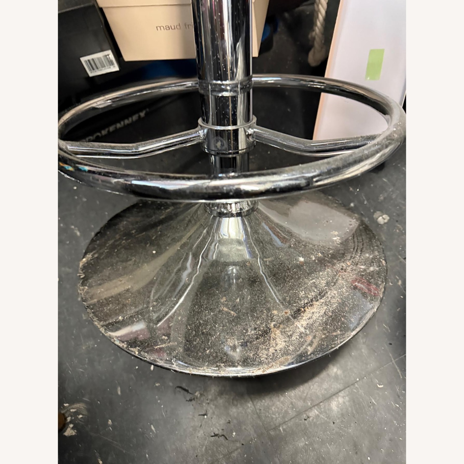 White Metal Stool - image-19