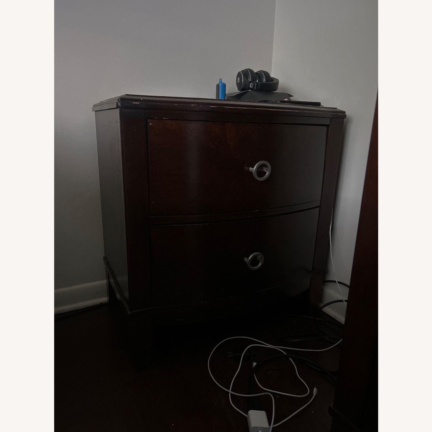 Ashley Furniture Dark Brown Wood Dresser - image-5