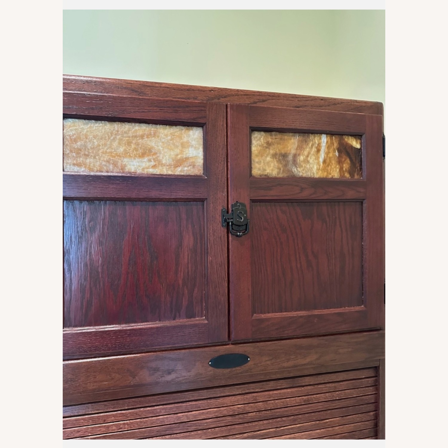 Vintage/Antique Sellers Dark Brown Wood Sideboard - image-4