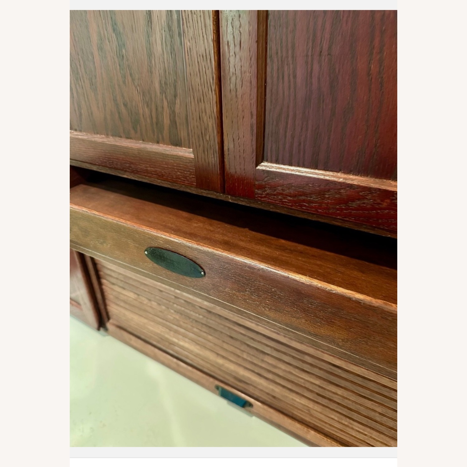 Vintage/Antique Sellers Dark Brown Wood Sideboard - image-5