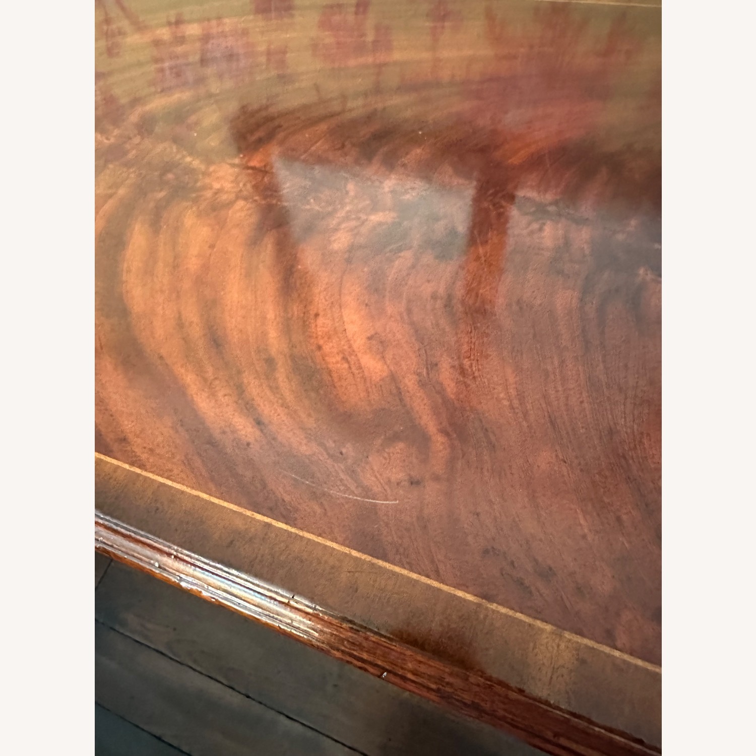 Jonathan Charles Starburst Mahogany Side Cabinet - image-4