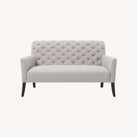 West Elm Elton Settee, Feather Gray 