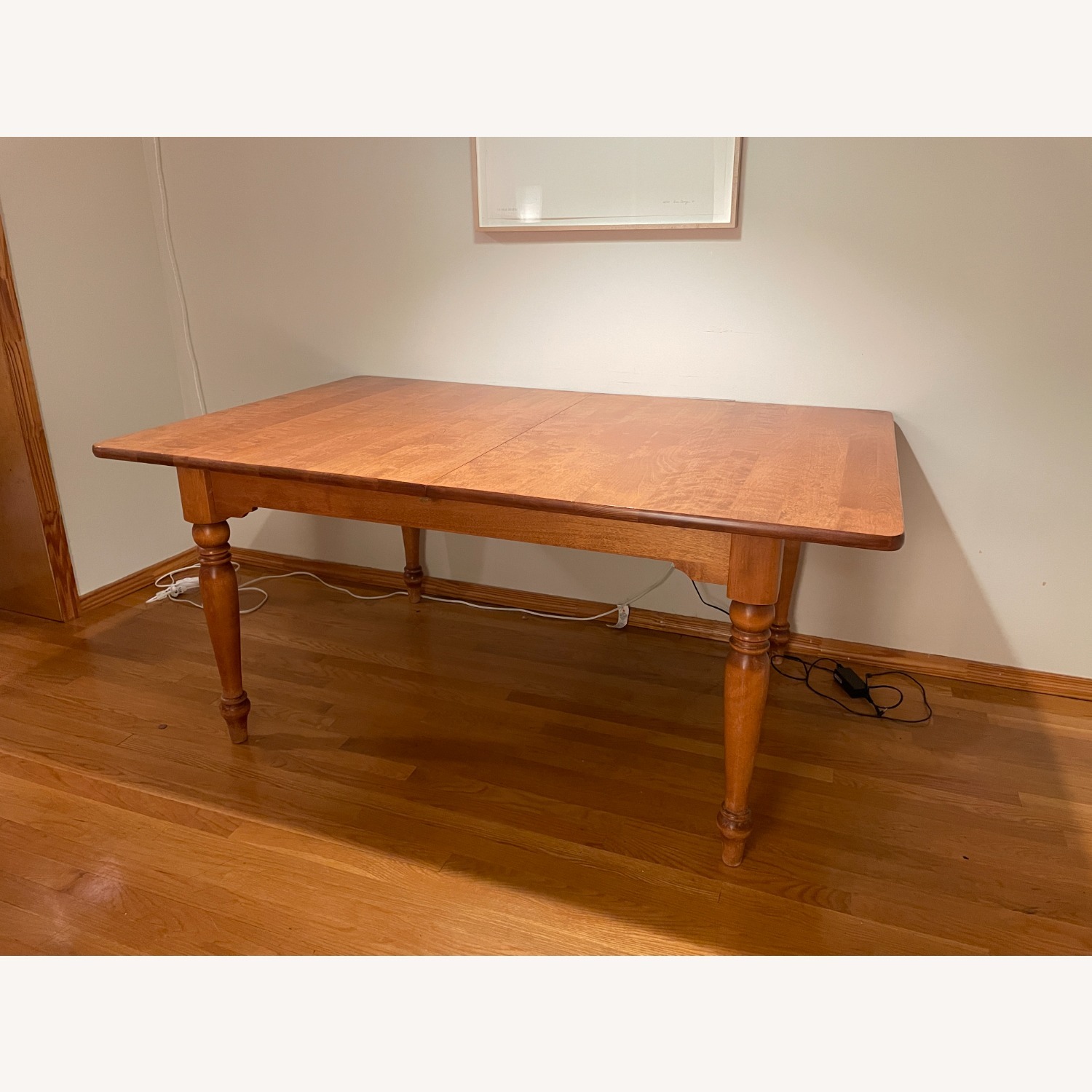 Nichols & Stone Dark Brown Wood Dining Table - image-1