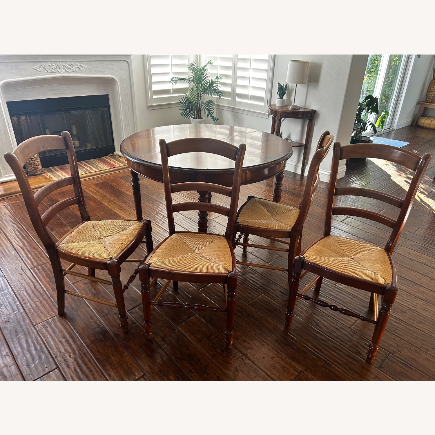 Round Extendable Dining Room Set - image-6