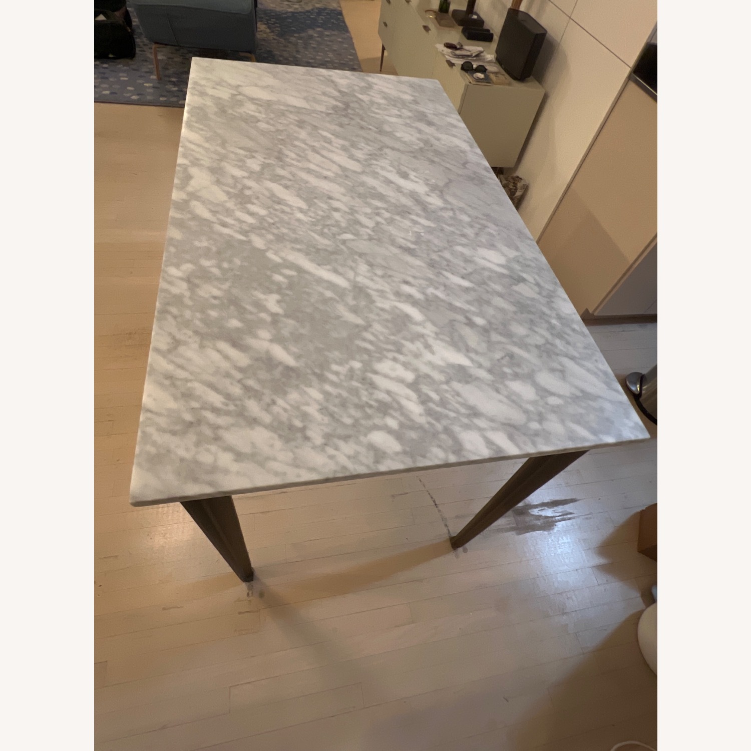 CB2 Paradigm Marble High Dining/Bar Table - image-2