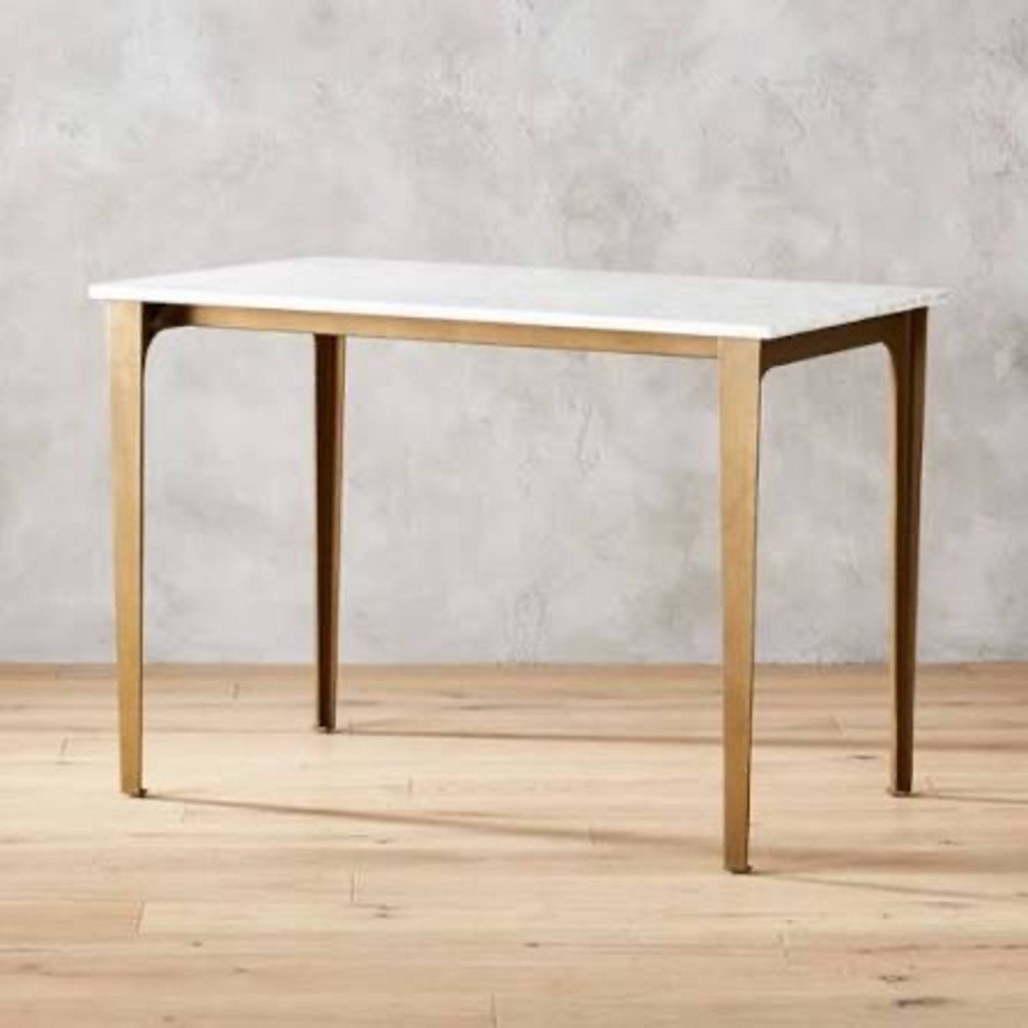 CB2 Paradigm Marble High Dining/Bar Table - image-1