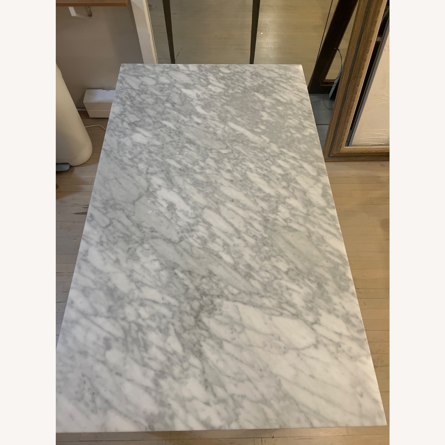 CB2 Paradigm Marble High Dining/Bar Table - image-3