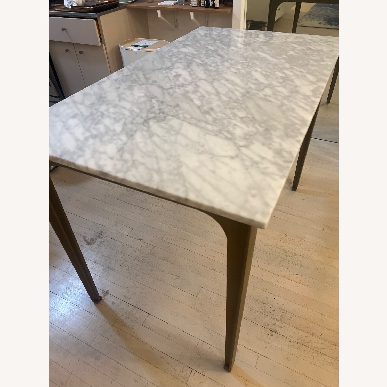 CB2 Paradigm Marble High Dining/Bar Table - image-4