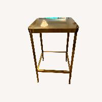 CB2 Flint Gold Counter Stools
