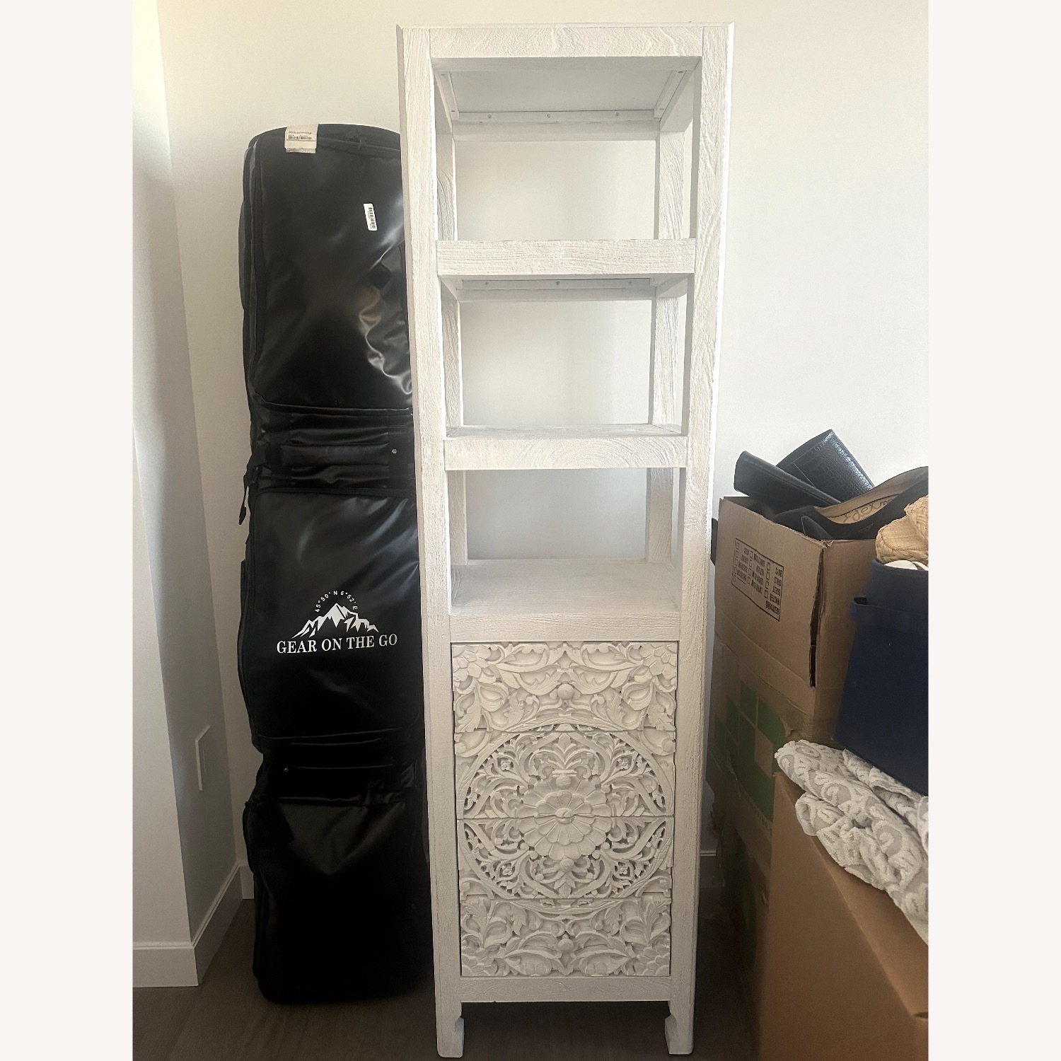 Anthropologie Lombok White Bookcase - image-3