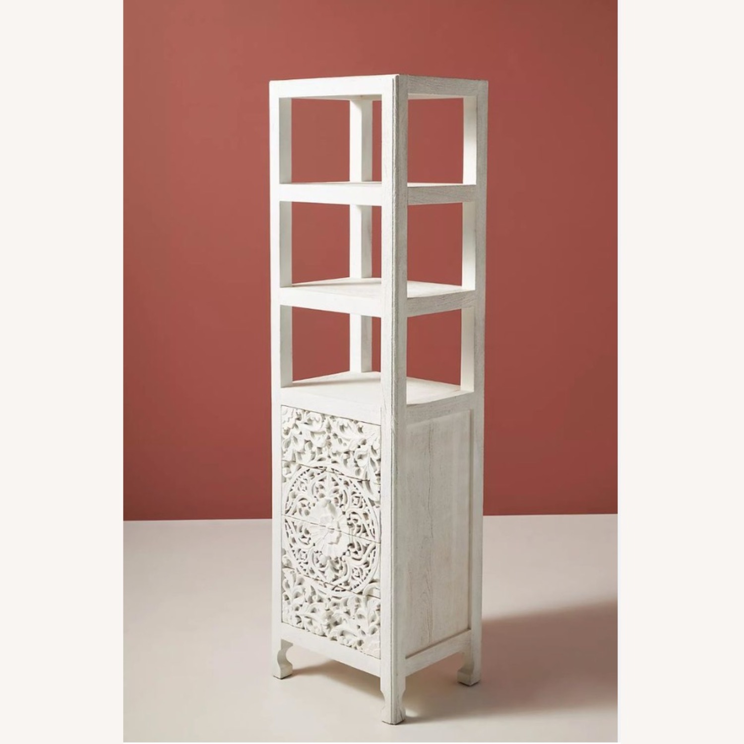 Anthropologie Lombok White Bookcase - image-1
