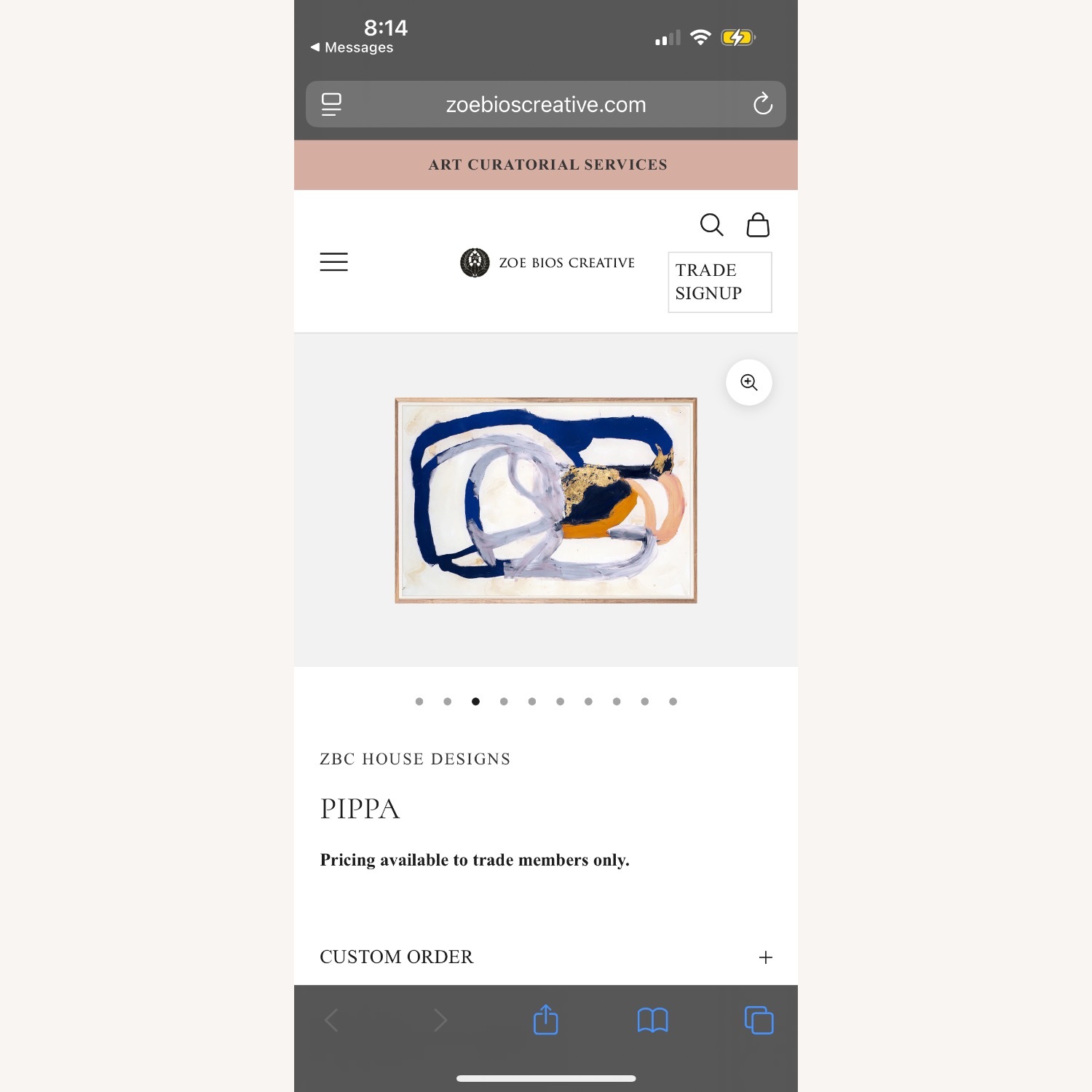 Anthropologie Zoe Bios Creative Wall Art - image-3