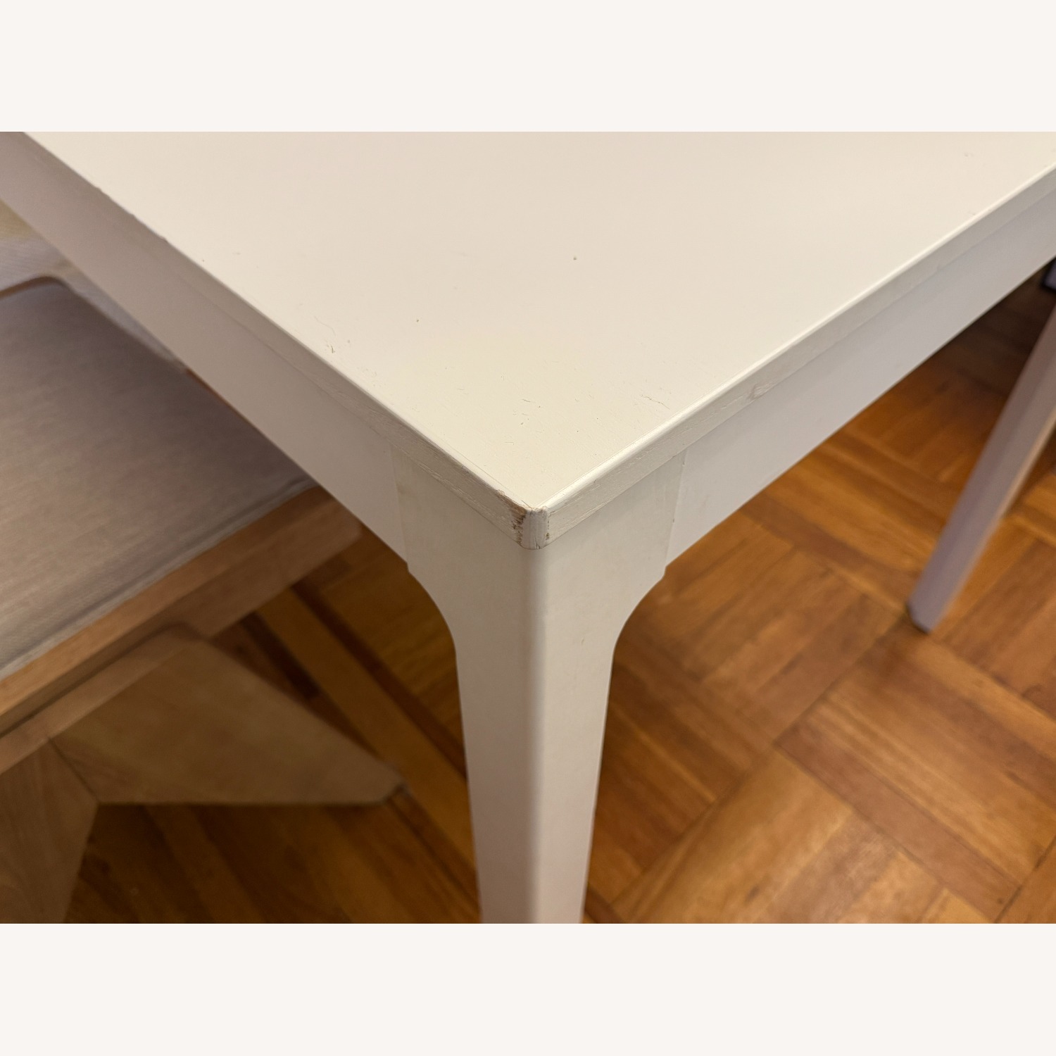IKEA Ekedalen Extendable White Wood Dining Table - image-4