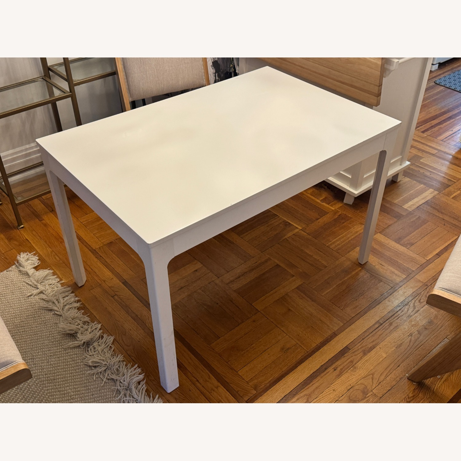 IKEA Ekedalen Extendable White Wood Dining Table - image-2