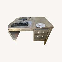 Silver Metal Desk