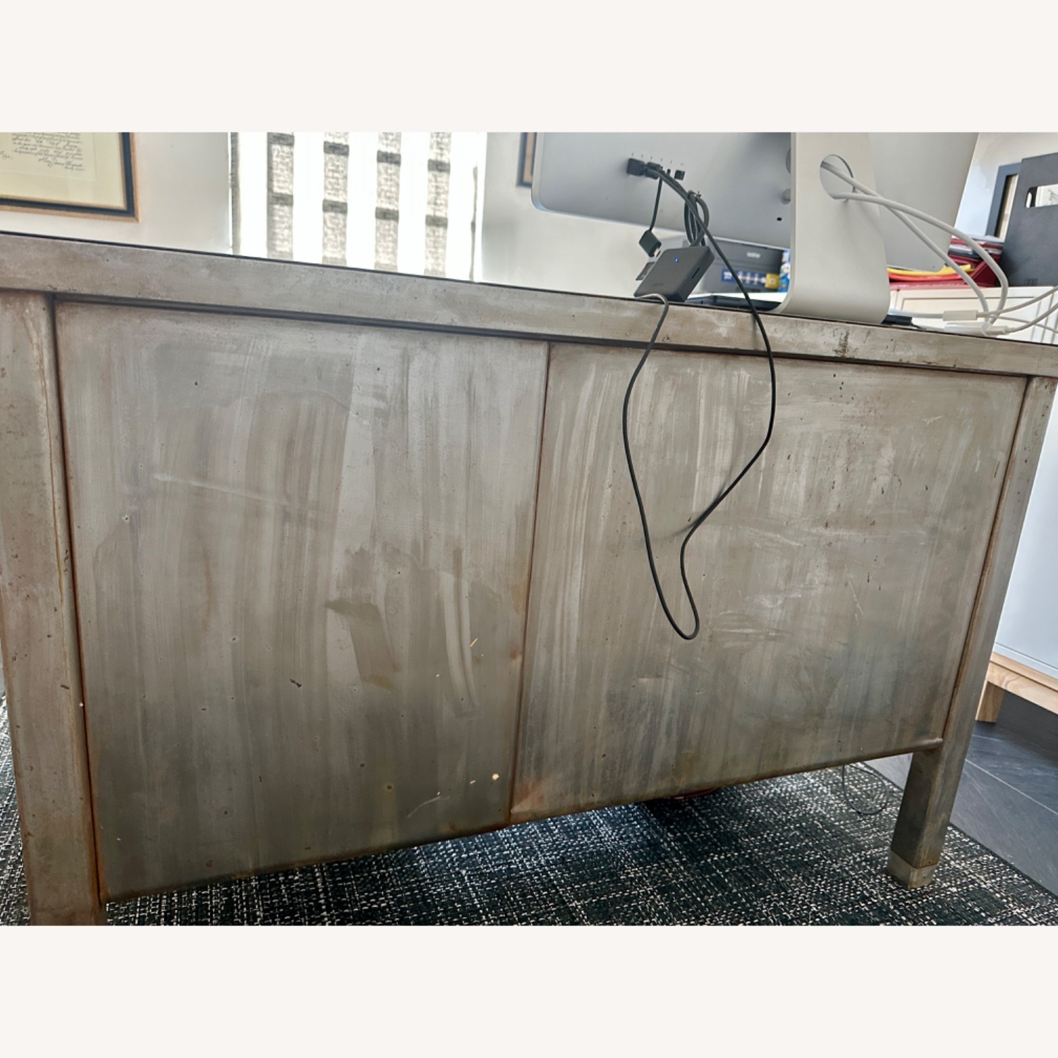 Silver Metal Desk - image-2
