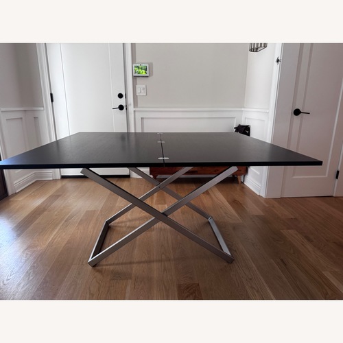 Used BoConcept Rubi Black Wood Coffee/Dining Table for sale on AptDeco
