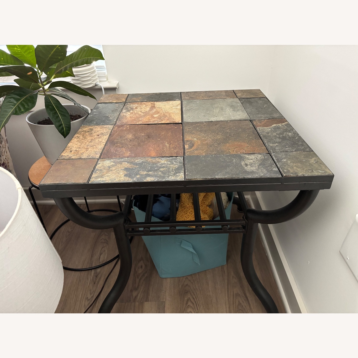 Buy Now or Never Light Gray Metal Coffee Table - image-1