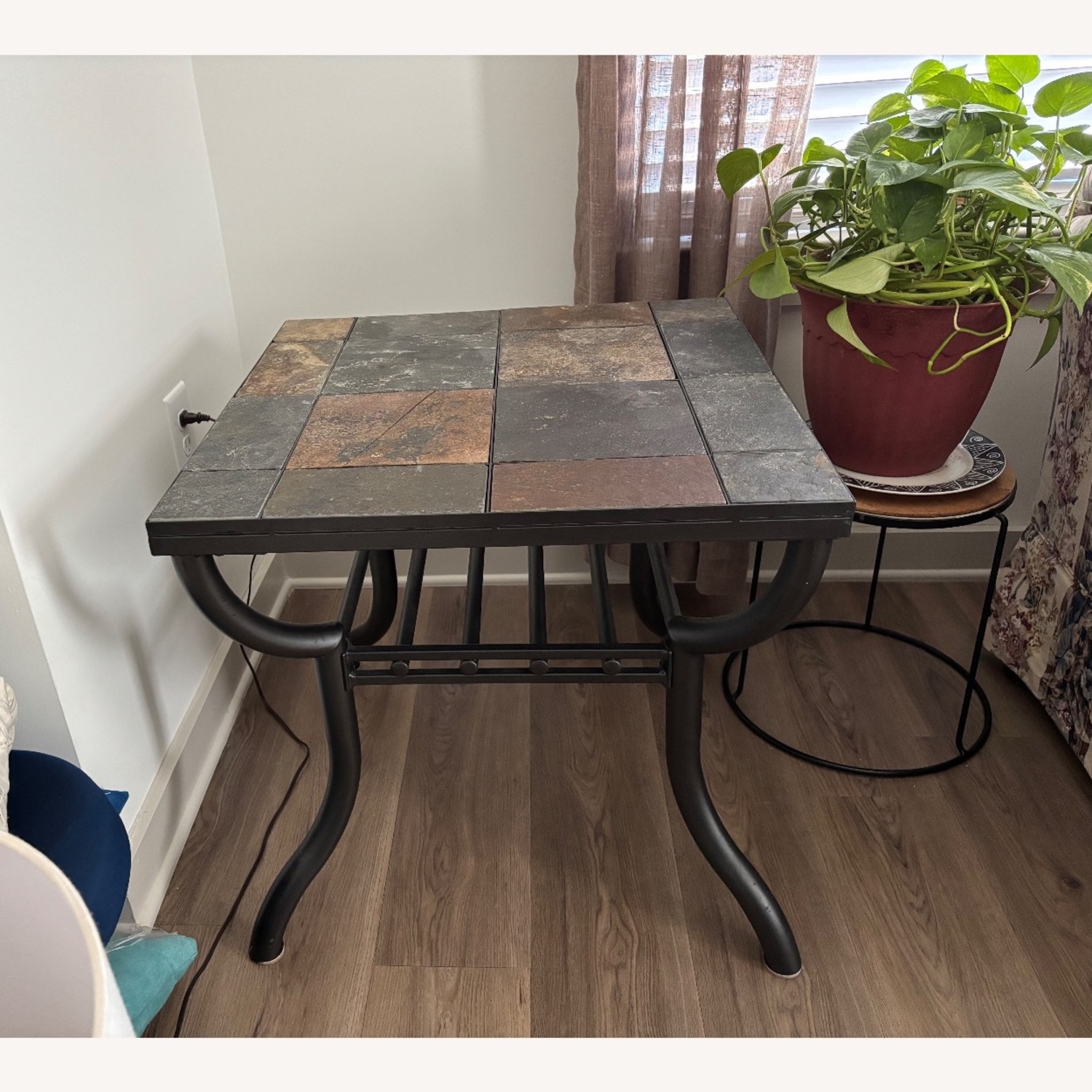 Buy Now or Never Light Gray Metal Coffee Table - image-2