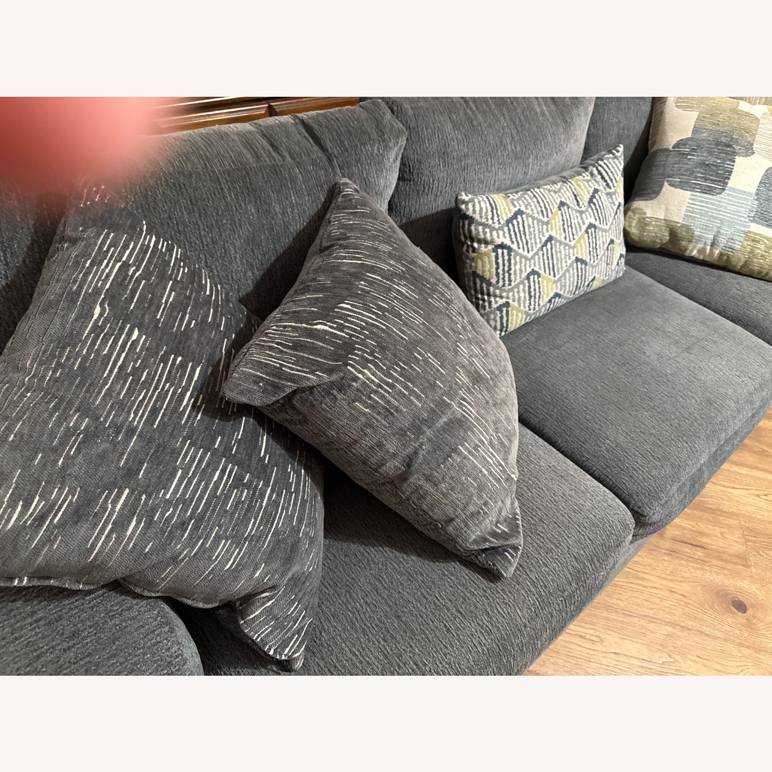 Norlin Blue 3 Seater Sofa - image-5