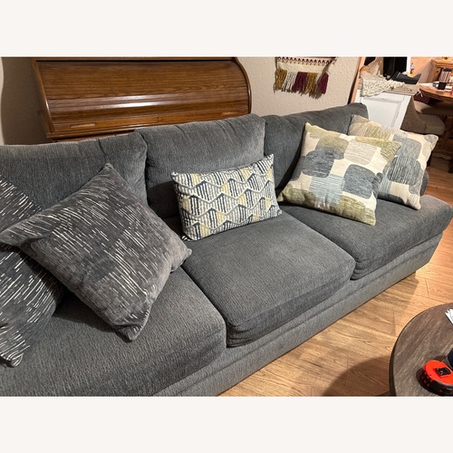 Used Norlin Blue 3 Seater Sofa for sale on AptDeco