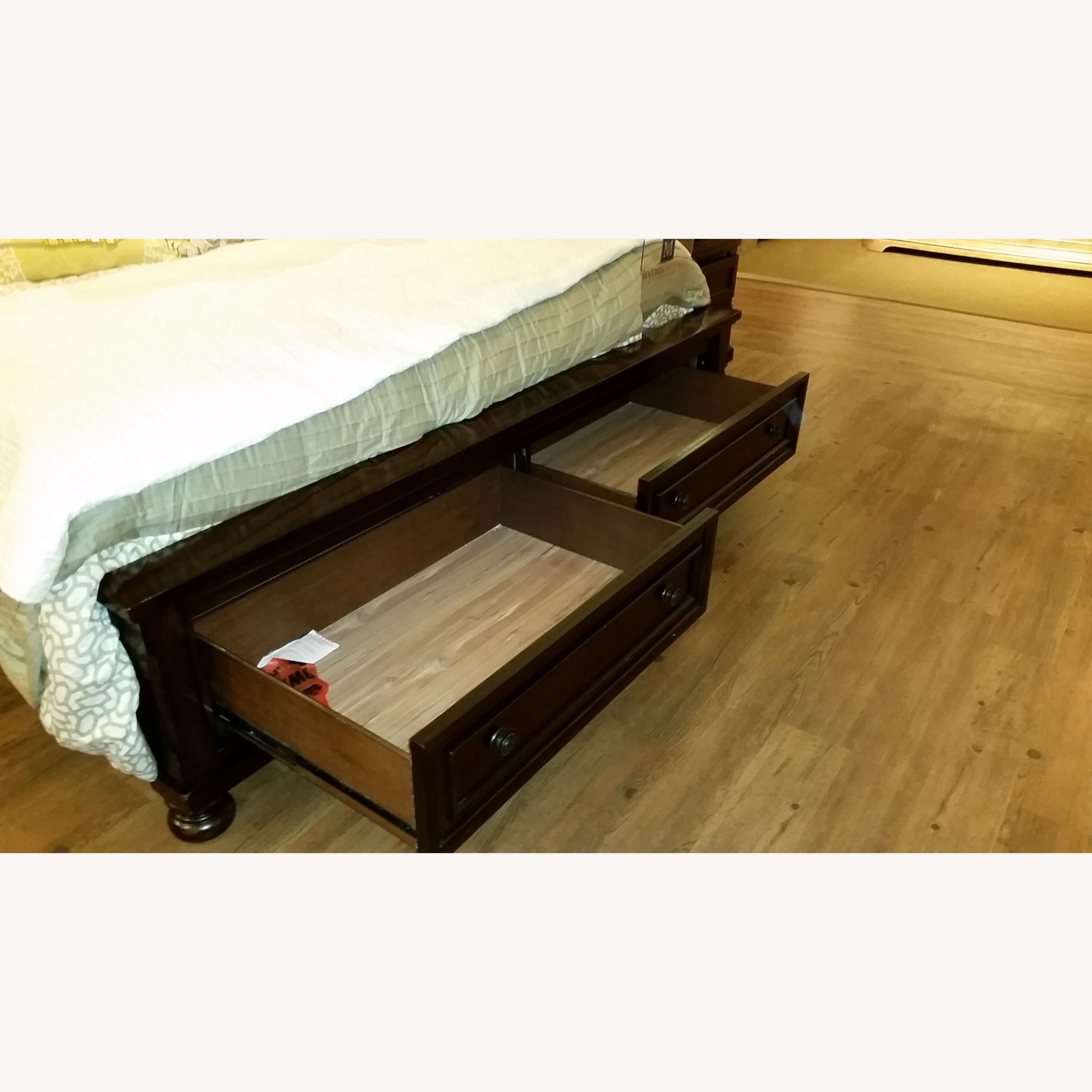 Ashley Furniture Porter Dark Brown Wood King Bed - image-2