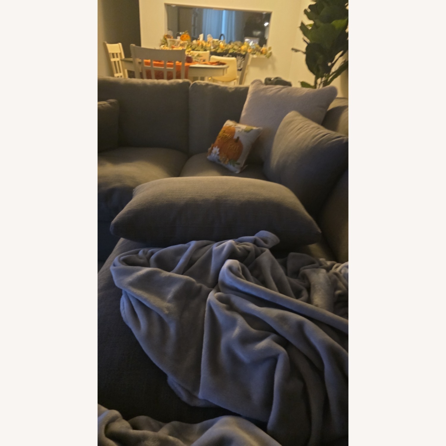 Ashley Furniture Light Gray 3+ Seater Sofa - image-3