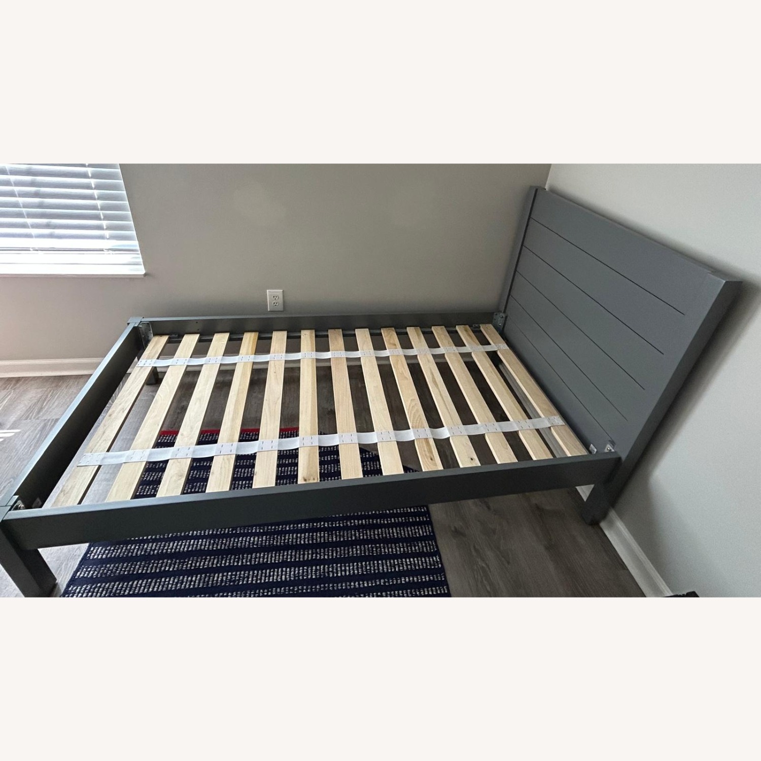 The Land of Nod Dark Gray Wood Twin Bed - image-3