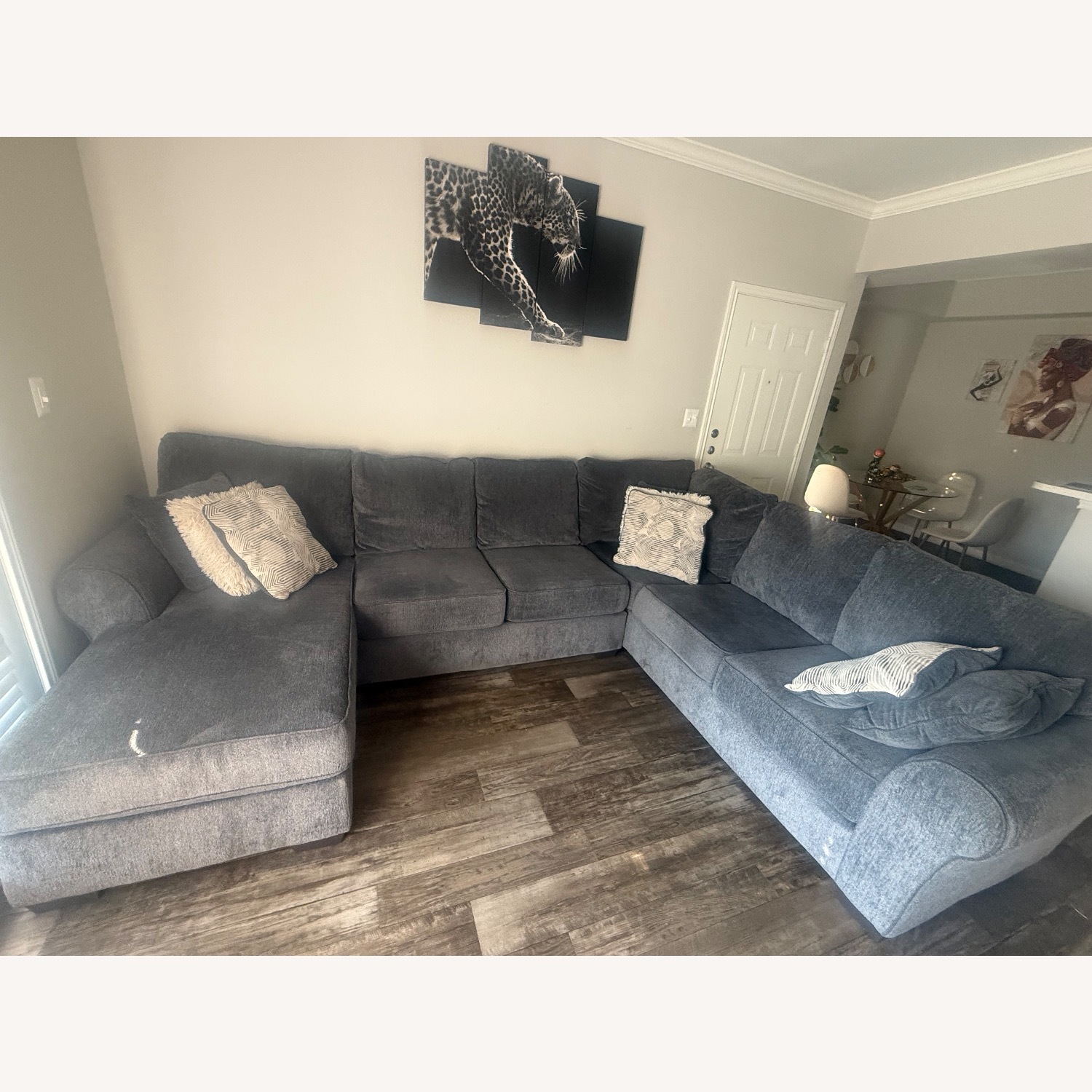 Grey Sectional Couch  - image-2
