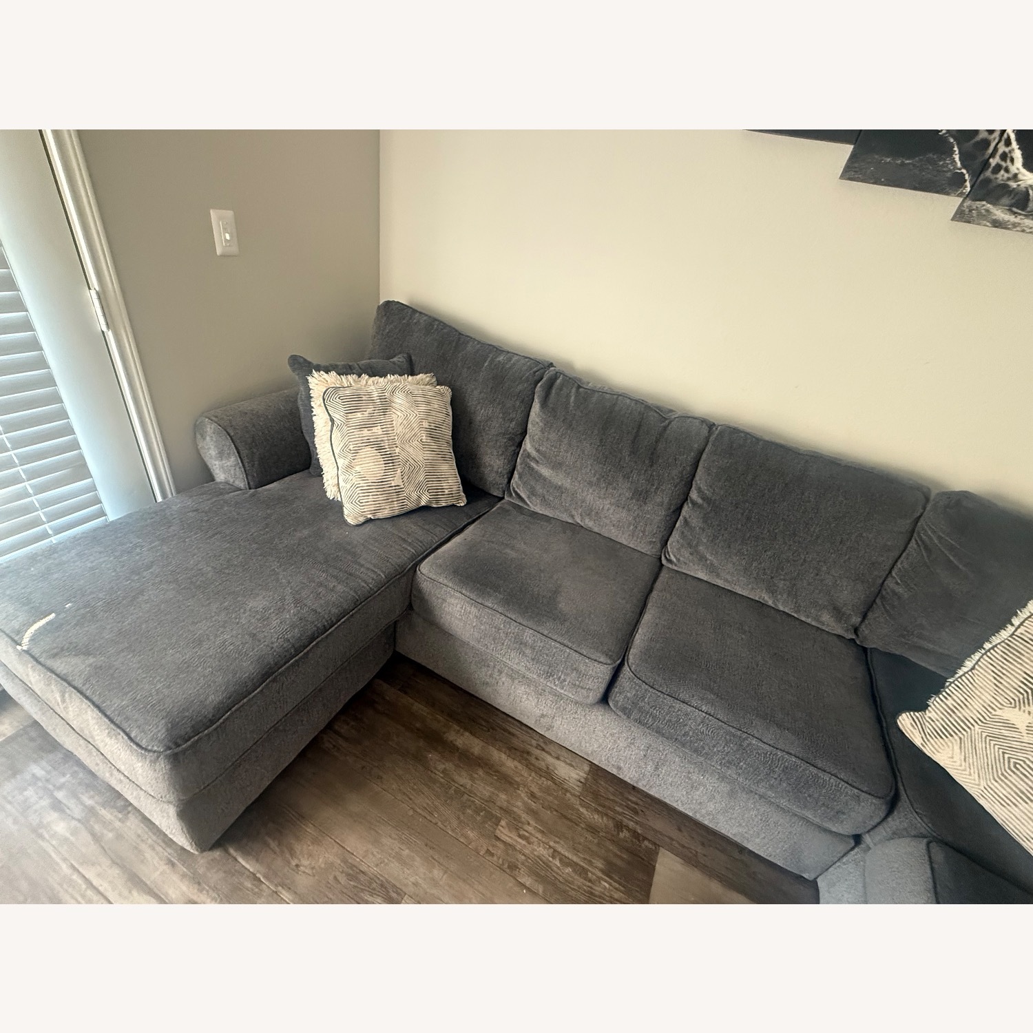 Grey Sectional Couch  - image-4