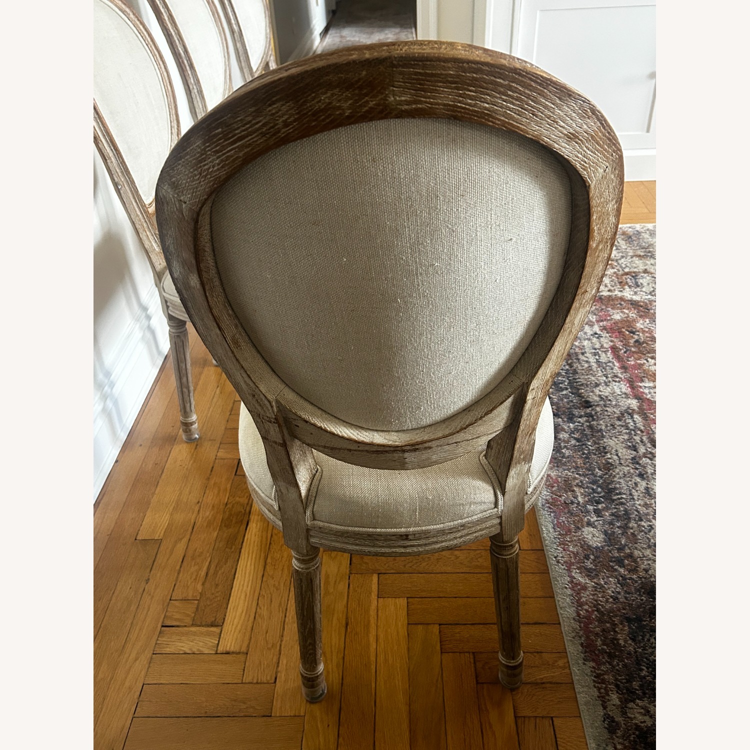 Restoration Hardware Natural Wood Dining Chair - image-5
