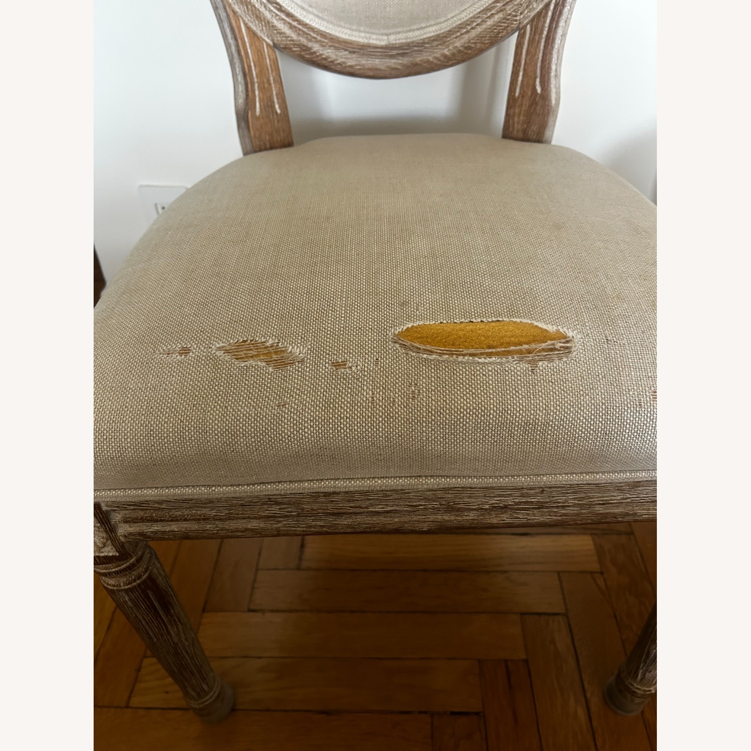 Restoration Hardware Natural Wood Dining Chair - image-7