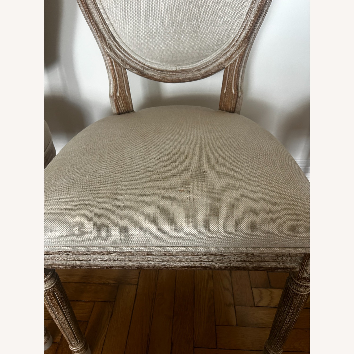 Restoration Hardware Natural Wood Dining Chair - image-9