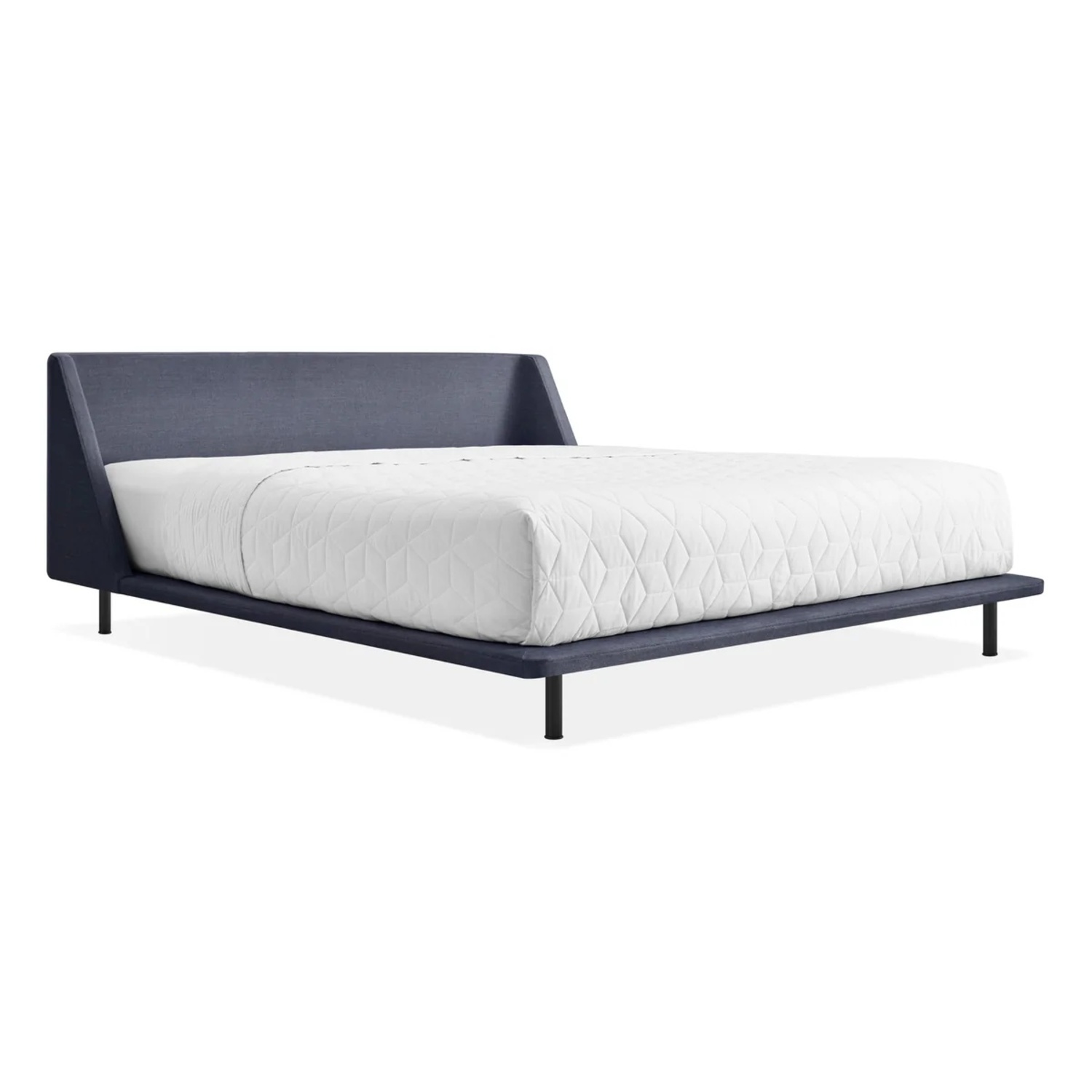 Blu Dot Nook Bef Blue Fabric King Bed - image-7