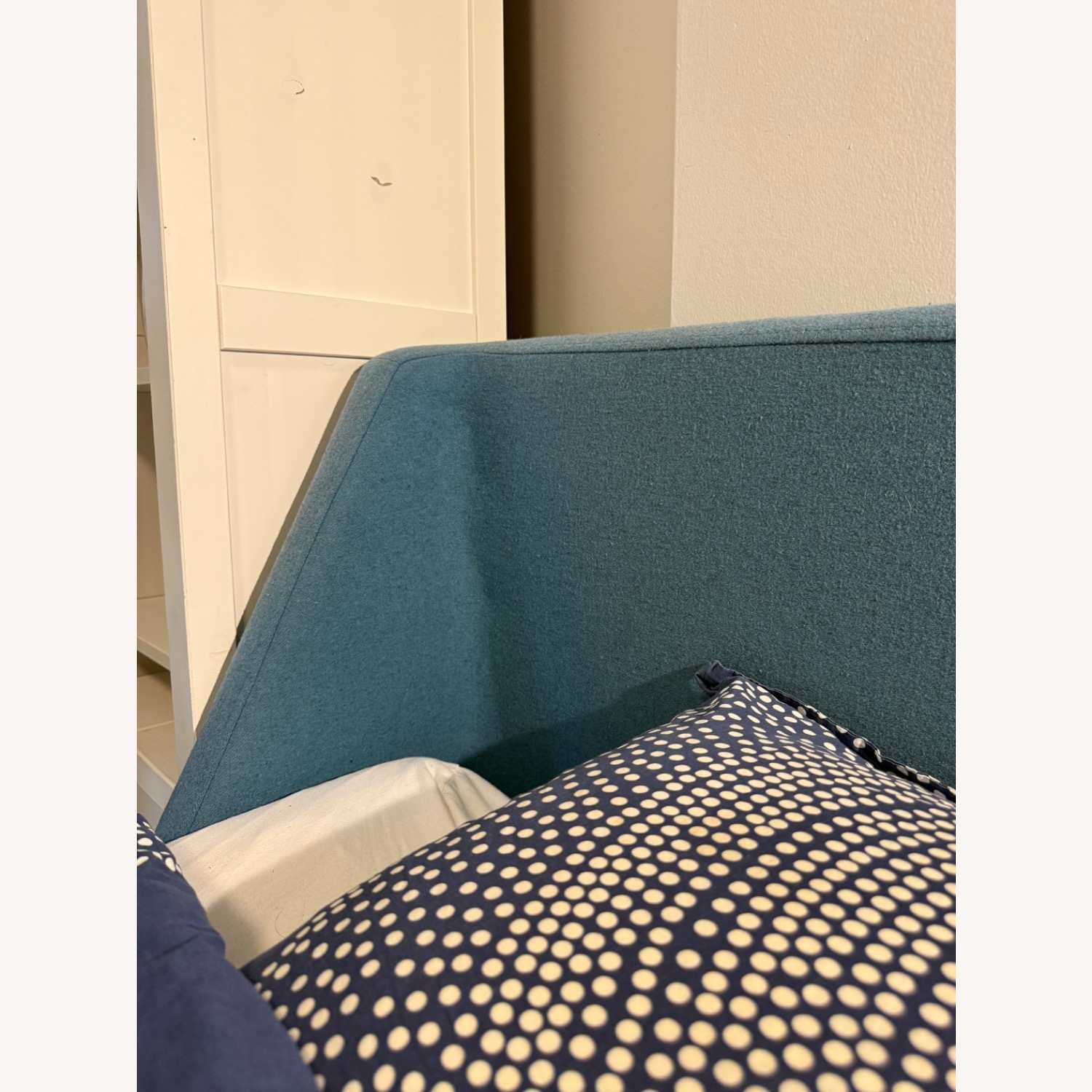 Blu Dot Nook Bef Blue Fabric King Bed - image-5
