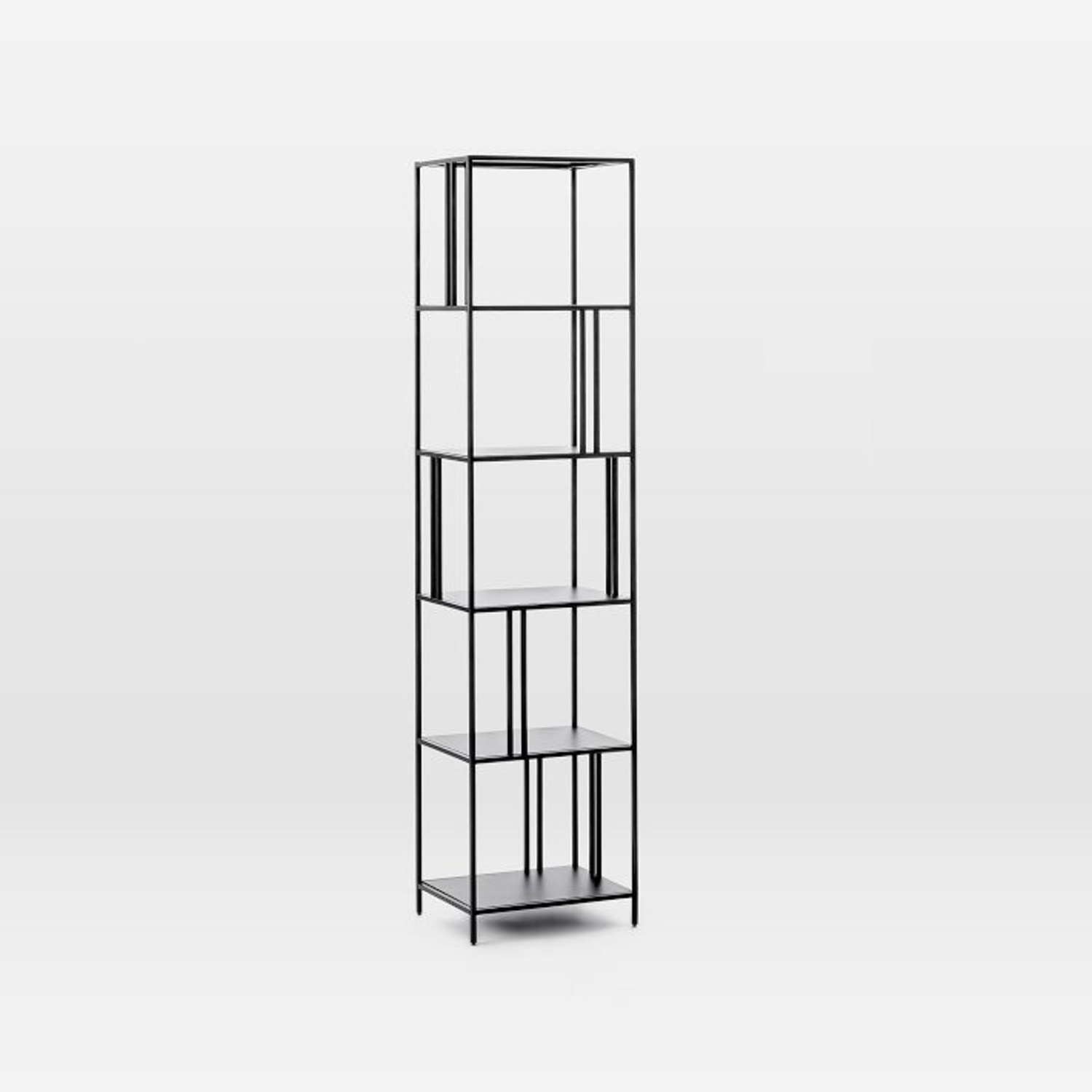 West Elm Black Profile Bookcase (18") - image-4