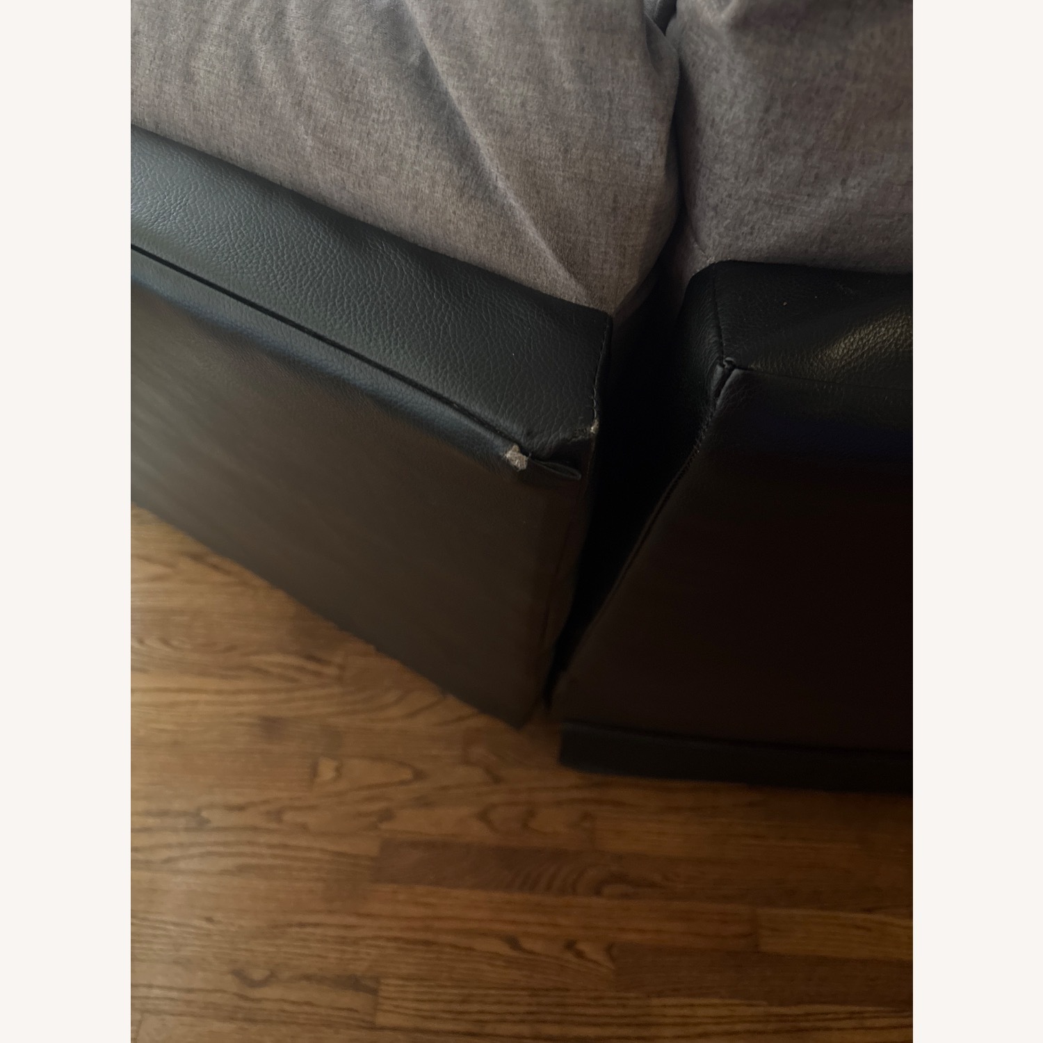 Dark Gray Fabric 2 Piece Sectional - image-7